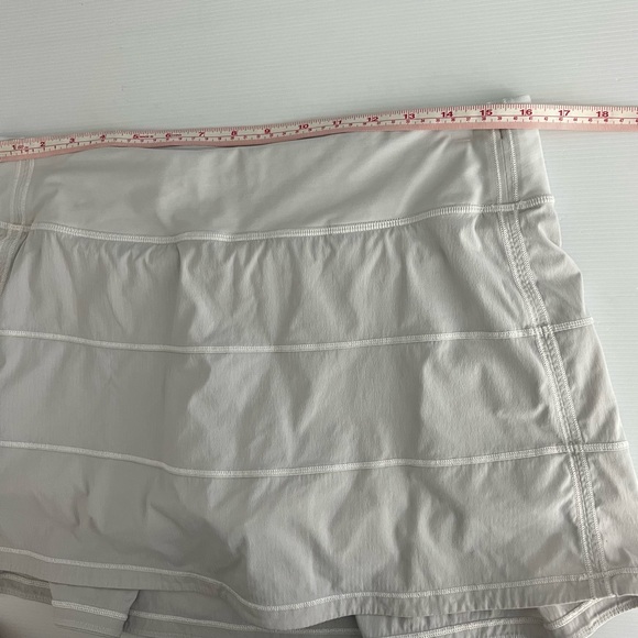 Lululemon Pace Rival Skirt Skort Grey Activewear Tennis Prep AU Size 14 (US 10) - Picture 15 of 15